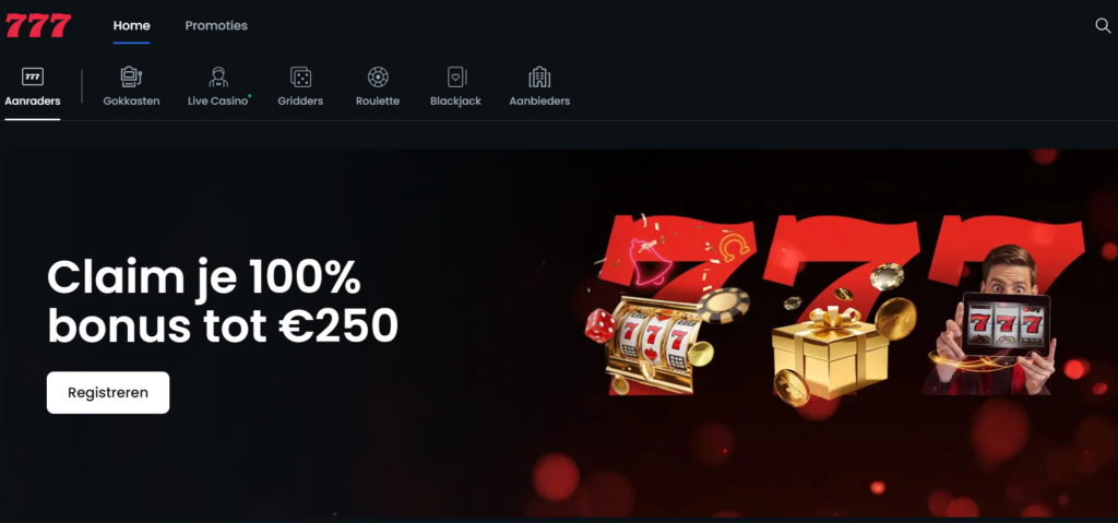 Casino 777 – beste goksite startpagina met welkomstbonus